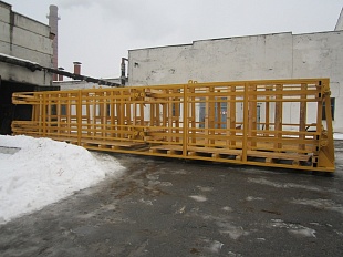 Железнодорожный контейнер для перевозки железобетонных плит