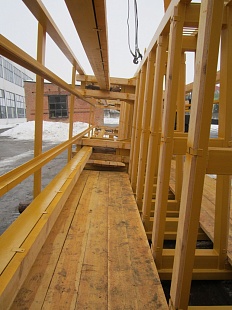 Железнодорожный контейнер для перевозки железобетонных плит