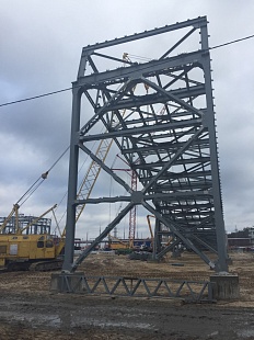 Металлоконструкции для строительства Петриковского ГОК
