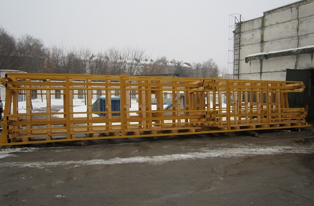 ЖЕЛЕЗНОДОРОЖНЫЙ КОНТЕЙНЕР ДЛЯ ПЕРЕВОЗКИ ЖЕЛЕЗОБЕТОННЫХ ПЛИТ